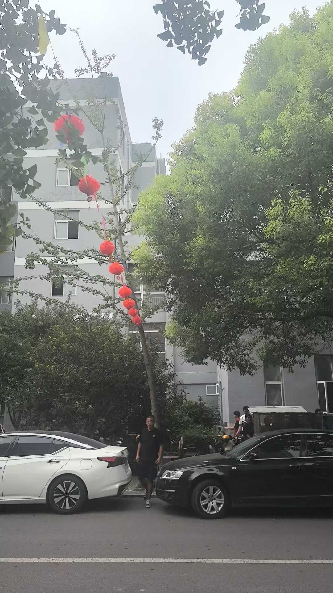 校园宿舍区建筑外景